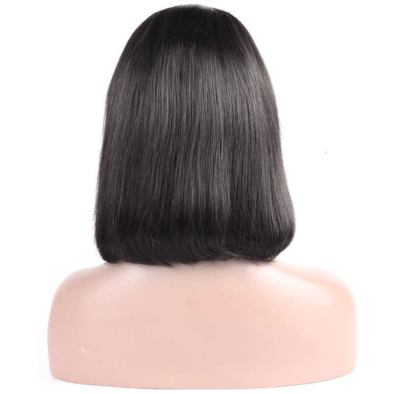 Lace Front Wig Cover T Shape Ladies Real Hair Half Lace Headband X Bob Wig Minimum Order