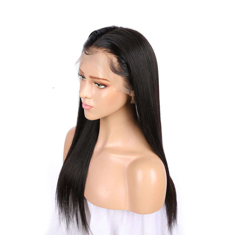 Lace Front Wig Cover T Shape Lace Female Wigs Glueless Front Lace Human Hair Wig Headband