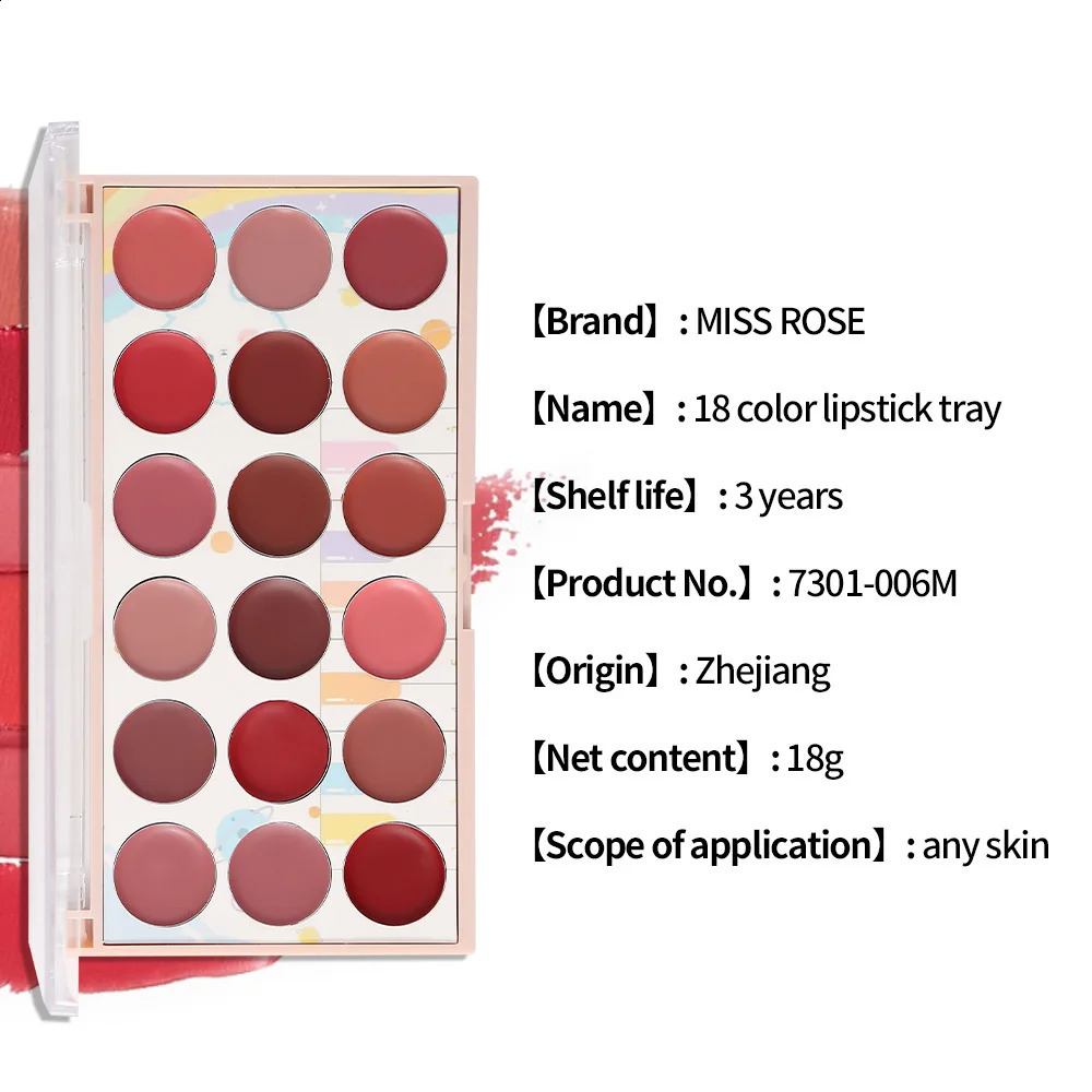 18 Colors Matte Lipstick Palette lip gloss Korean cosmetics lipsticks set makeup for women make up Beauty 250108