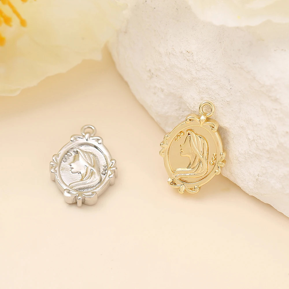 Factory Wholesale Brass The Sun Goddess Charms Pendant Necklace and Bracelet Earring Diy Jewelry Making Supplies Accessories 250117