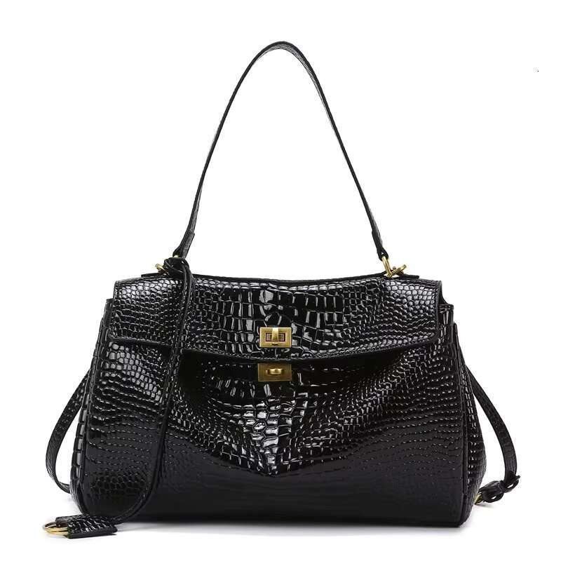 Fashionable Large Capacity Commuting High-Quality Soft Leather Handbag, Women's Crossbody Bag, Business Briefcase