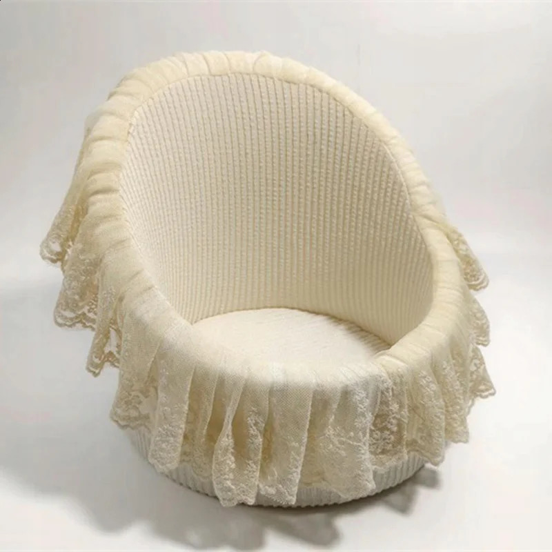 Nordic Baby Mini Sofa born Pography Props Posing White Round Studio 250110