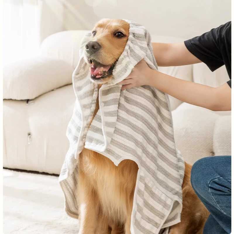 Pet dogs cats bath towels special bath towels super absorbent quick drying thick non stick fur bath towels pet cleaning products M250118