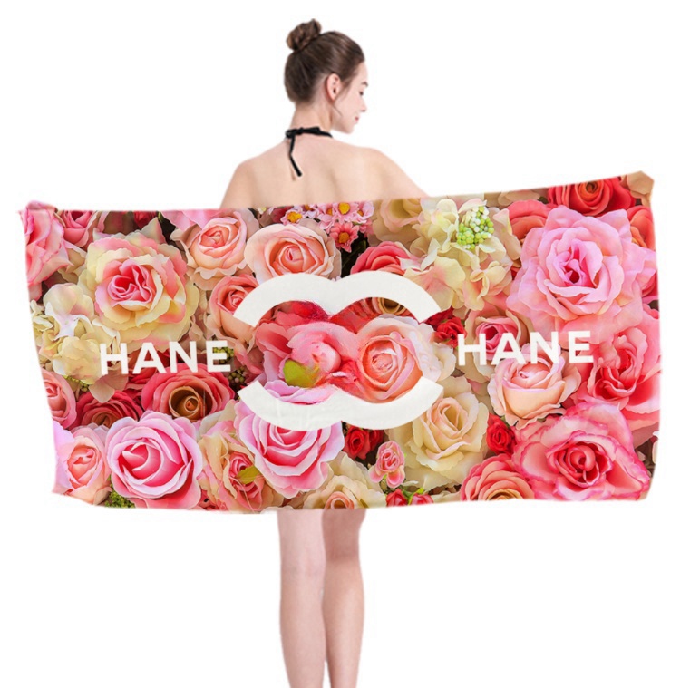 New 20 style luxury large size Towel classic black letter logo bath towels designer beach towels fashion brand bath bathroom products absorbent long square towels