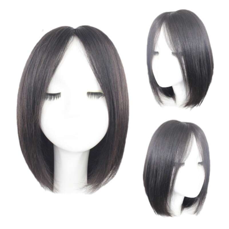 Lace Front Wig Cover T Shape Women S Real Headband New Front Lace Wig Medium Long Straight Hair Set French Bangs Bob Hairstyle