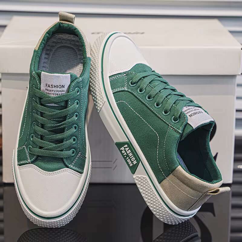 Summer New Breathable Versatile Skateboarding Men's Soft Bottom Casual Sports Trend Fashion Canvas Shoes 46size