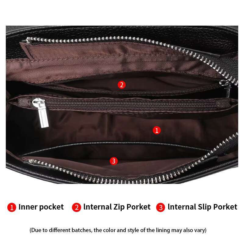 Aidrani New Crocodile Pattern Women's Handbag, Made Of Cowhide Material, Black, Can Be Worn On One Shoulder Or Crossbody