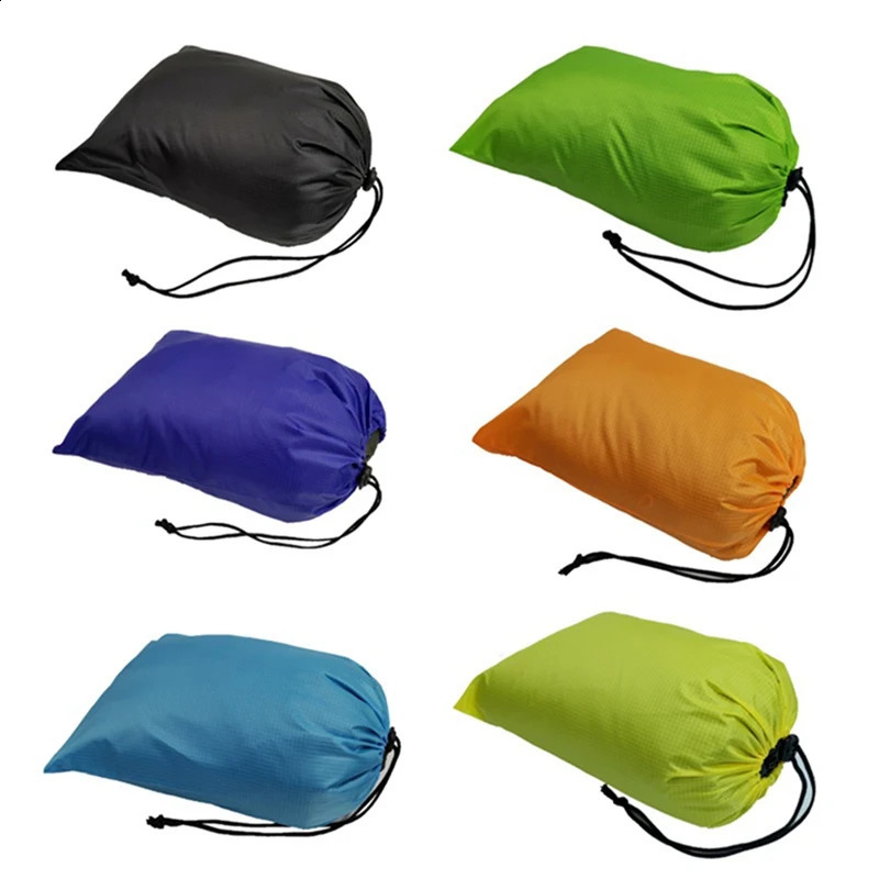 Outdoor Camping Hiking Travel Storage Bag Ultralight Waterproof Swimming Drawstring Shoes Pouch Case Organizer Kits 250121