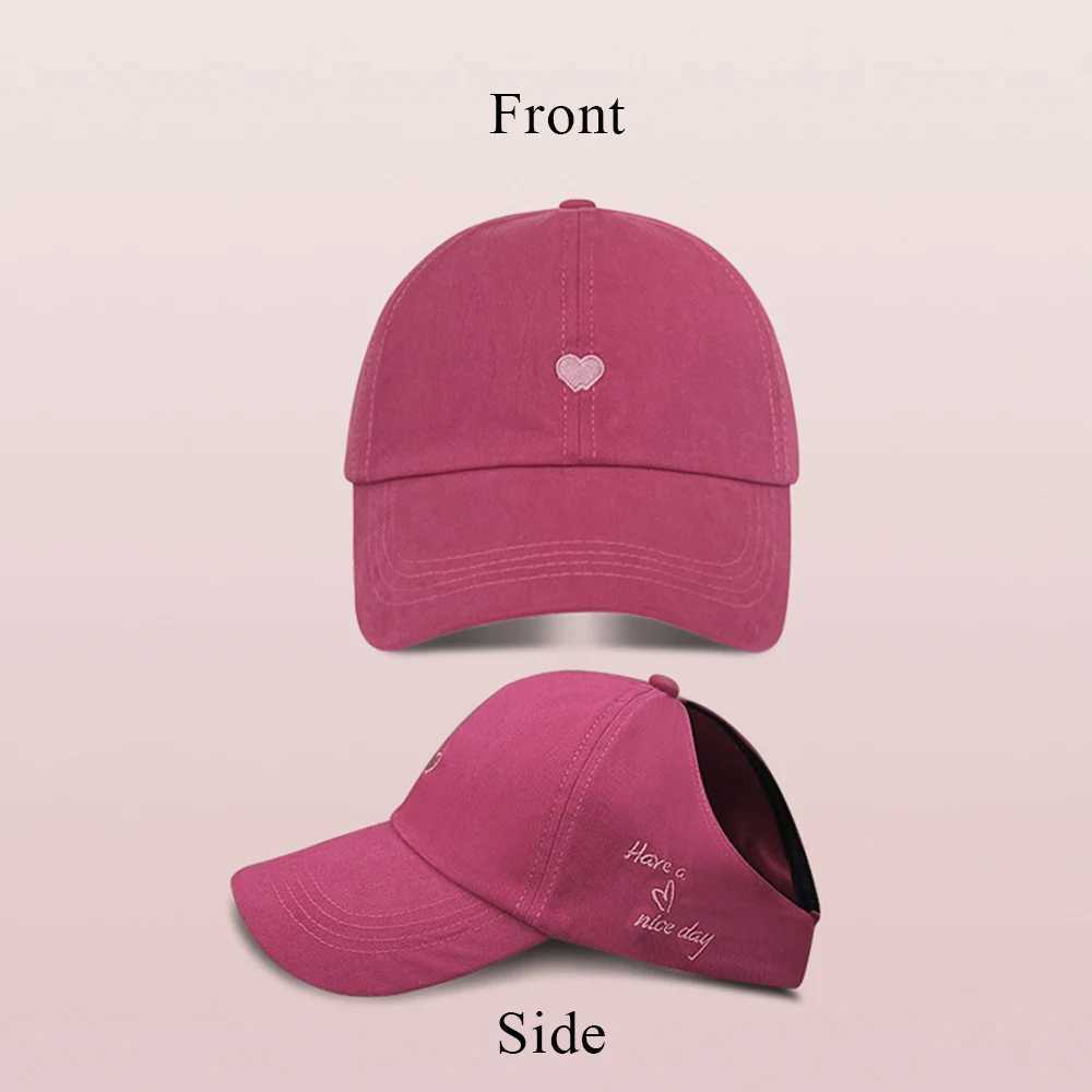 Summer Kids Children Baseball Cap High Ponytail Fashion Cap Empty Tail Sun Hat Baseball Hat Children Sun Visor Hats Tie Breathe M250121