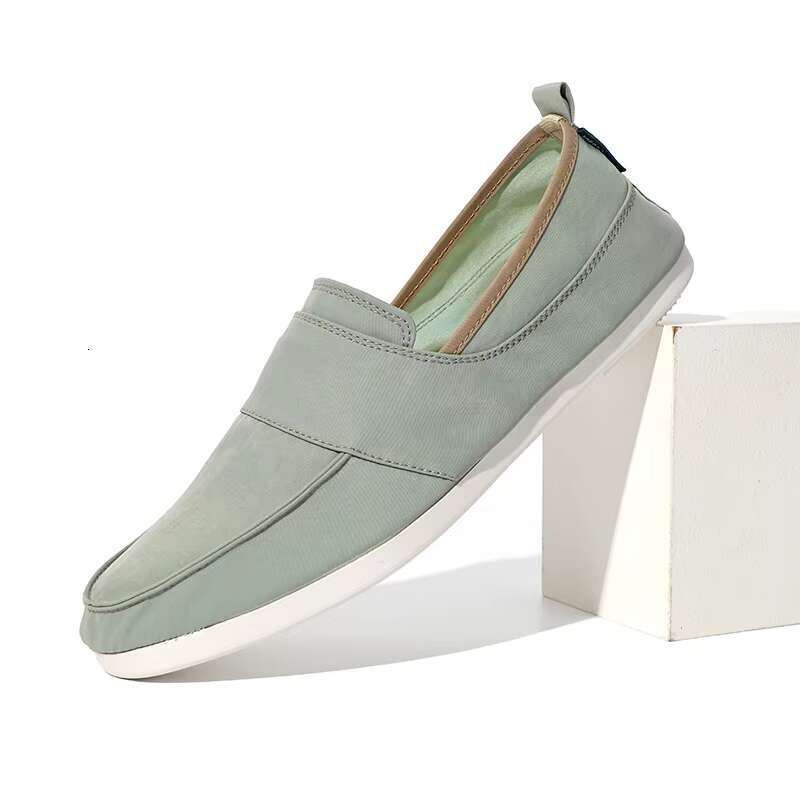 Fashion Loafers Canvas Men Casual Shoes Flat Slip on Male Footwear free shipping shoes
