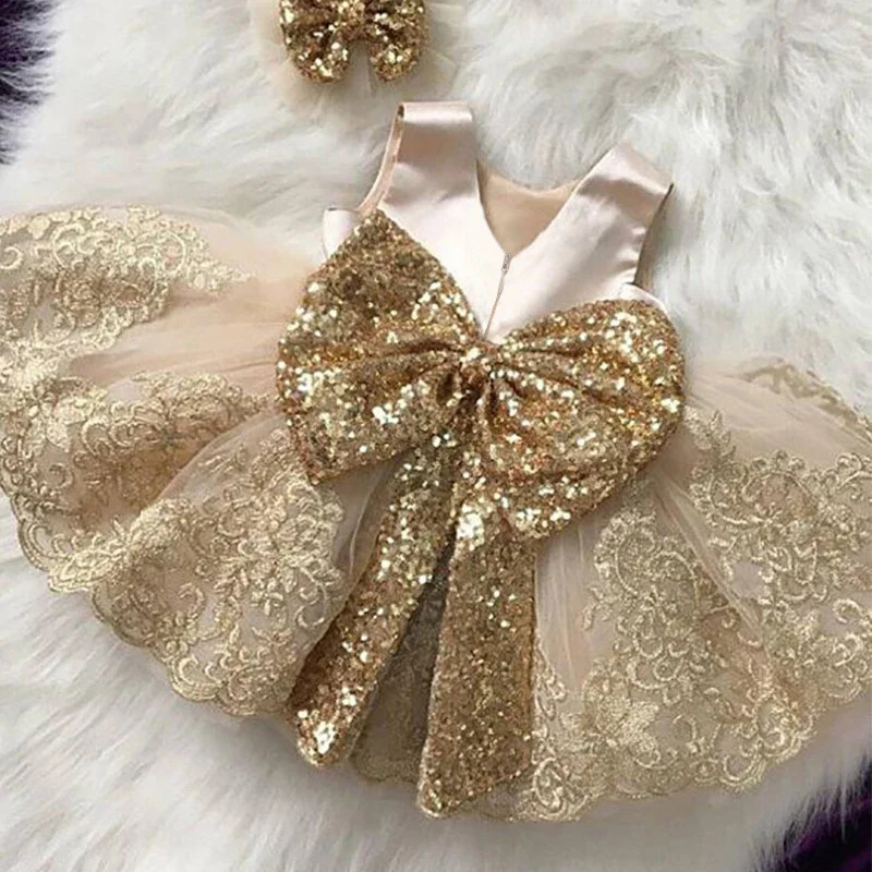 0-2 Year Summer Baptism Dress Gown 1st Birthday Dress For Baby Girl born Ceremony Princess Dress Wedding Dresses 250115