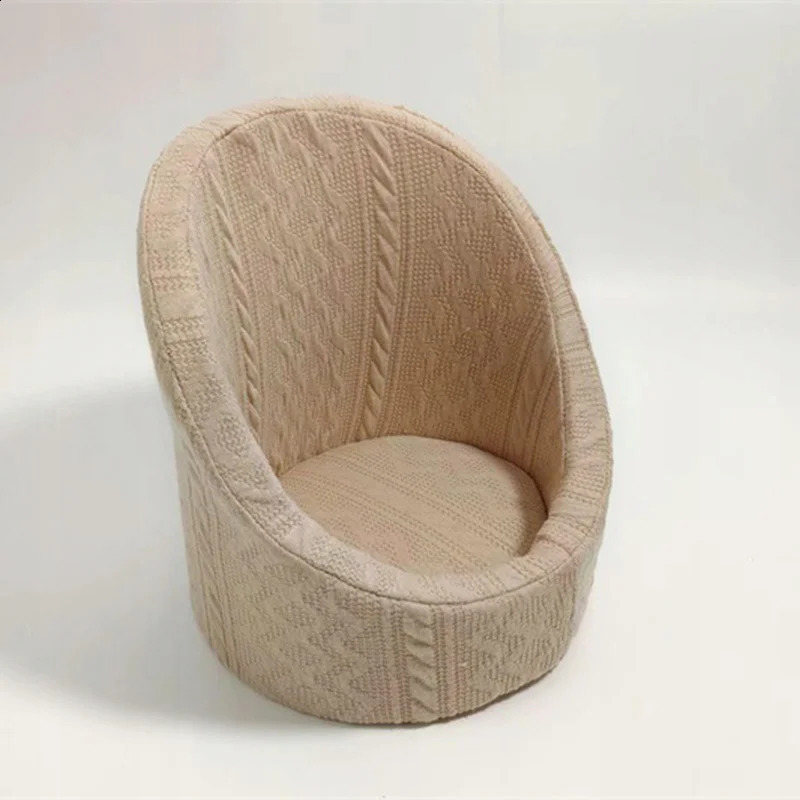 Nordic Baby Mini Sofa born Pography Props Posing White Round Studio 250110
