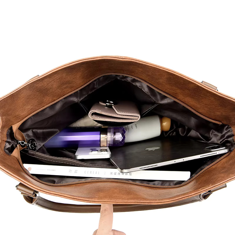 Genuine Brand Shoulder Bag High Quality Soft Leather Crossbody Bags For Women Handbag Ladies Casual Tote Sac 2024