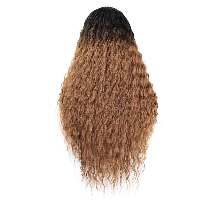 Lace Front Wig Cover T Shape Small Wig For Ladies Lace Front Split Long Roll Wig Headband