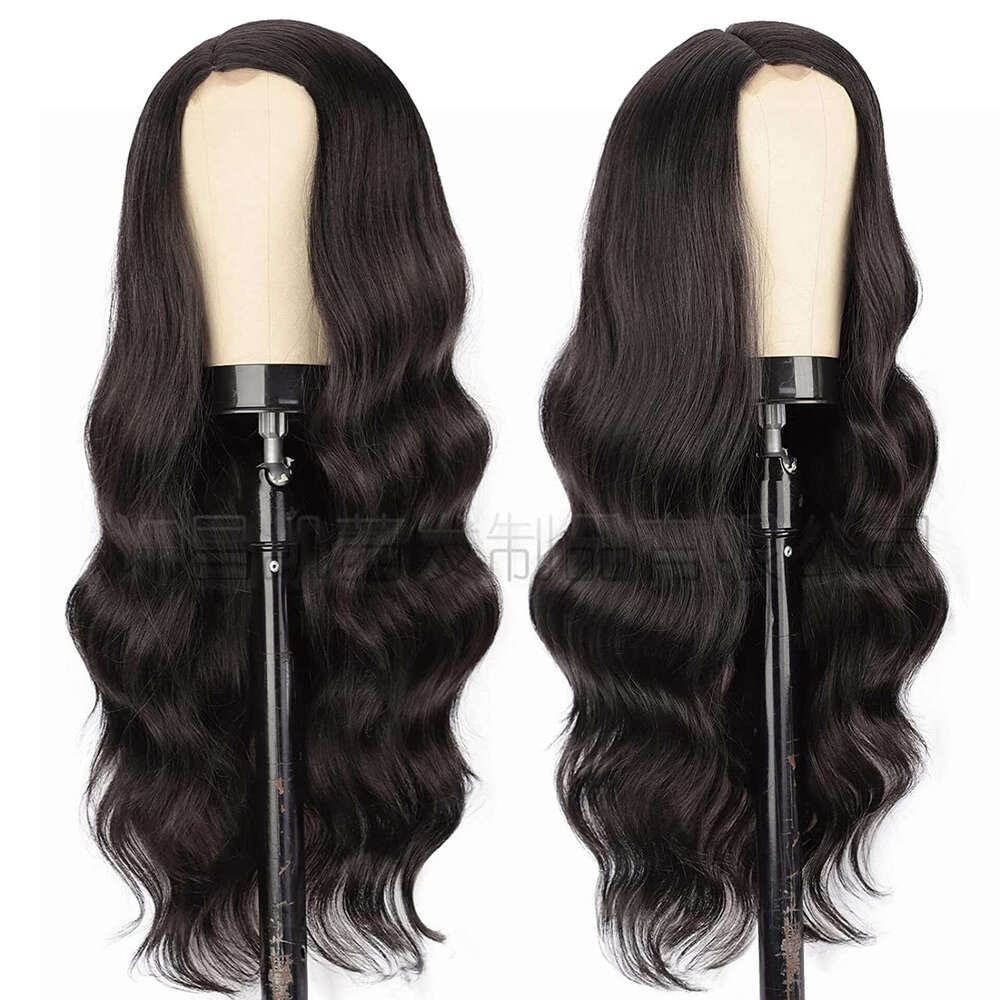 Lace Front Wig Cover T Shape Wigs With Long Curly Hair Women S Hair Front Lace High Temperature Silk Wigs Head Covers