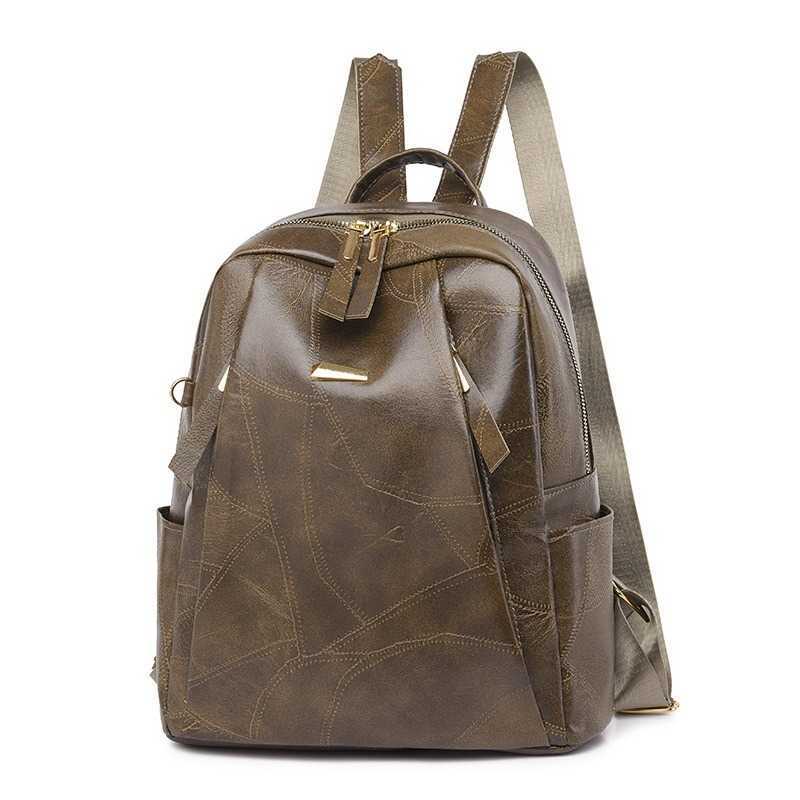 new womens PU backpack for bags casual large capacity outdoor commuting travel backpack womens bag