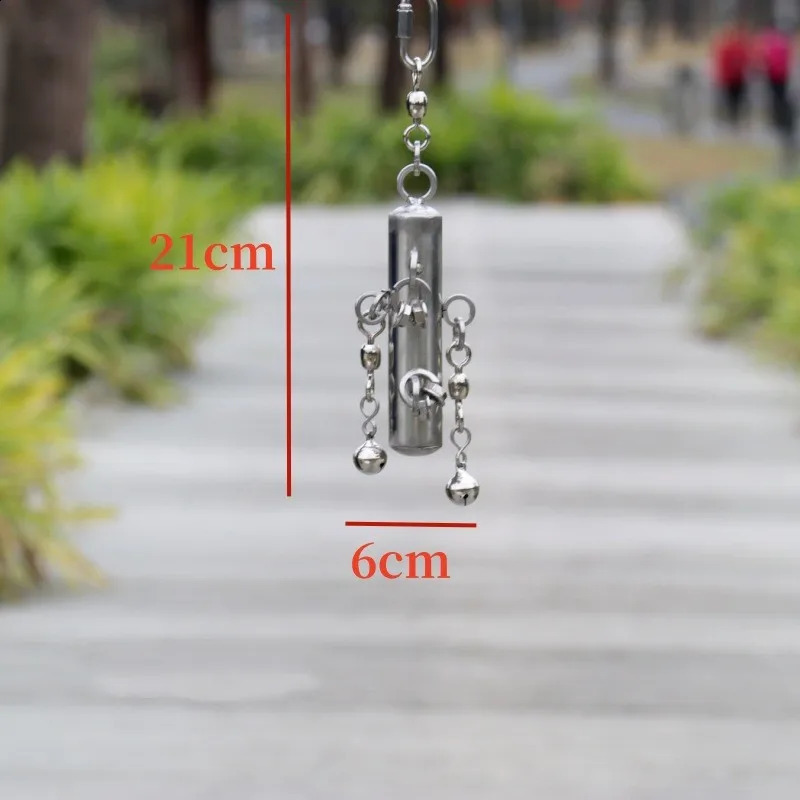 Birdcage Chewing Bell Toy Stainless Steel Hanging Perch Toy Pecking Toy for Medium Large Bird Stainless Steel Parrot Toys 250121