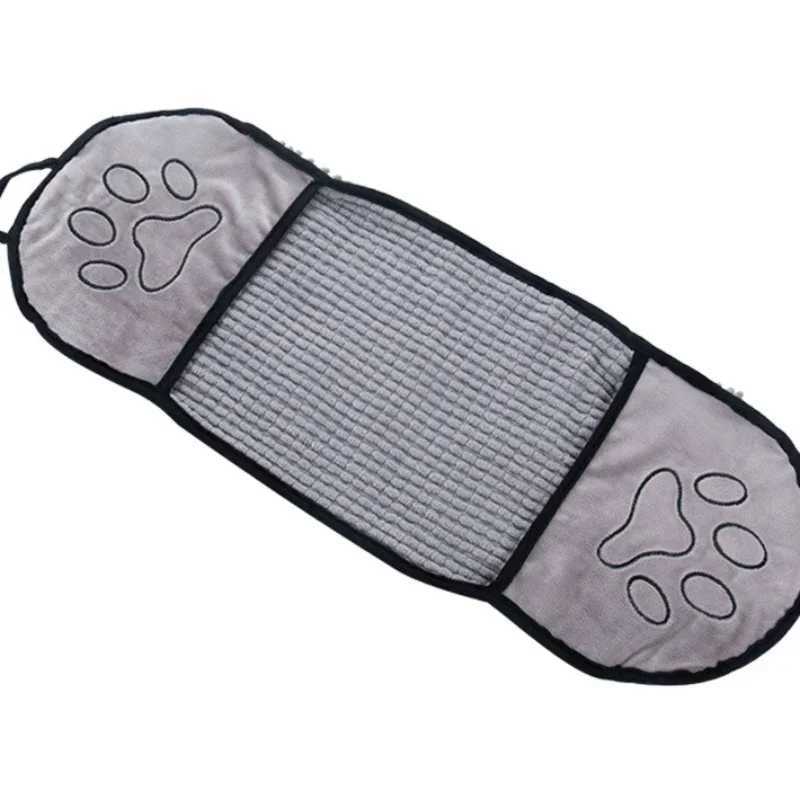 Soft Fiber Absorbent Cat Bath Towel Convenient Pet Cleaning Washcloth Dog Towel Quick Dry Pet Towel Bath Robe Cleaning Supplies M250118