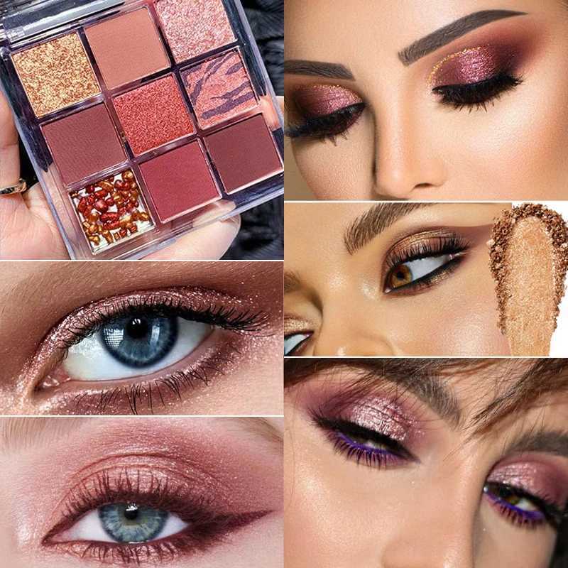 New Arrival Eyeshadow Palette New Beauty Women Cheap Smokey Personality Punk Gothic Matte Shimmer Eye Pigments Makeup Cosmetics Girls Gift Z250121