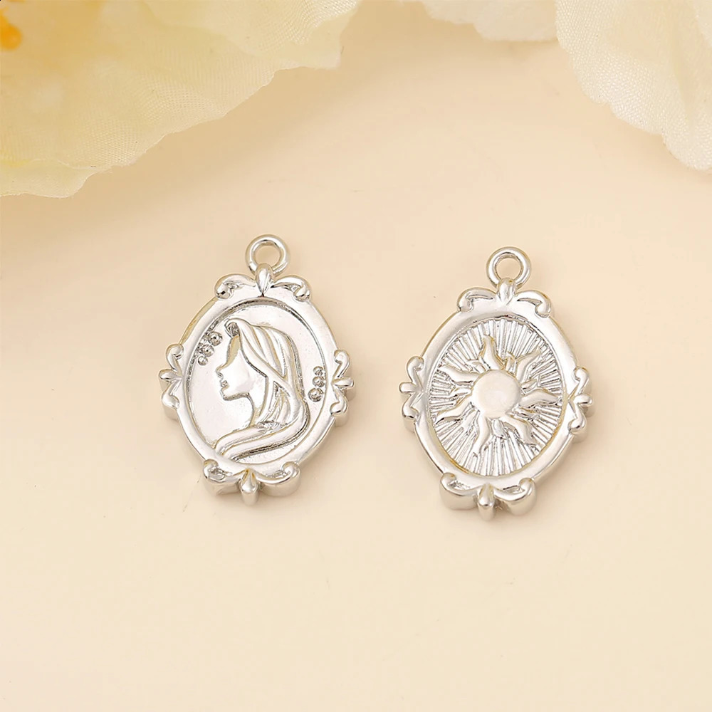 Factory Wholesale Brass The Sun Goddess Charms Pendant Necklace and Bracelet Earring Diy Jewelry Making Supplies Accessories 250117