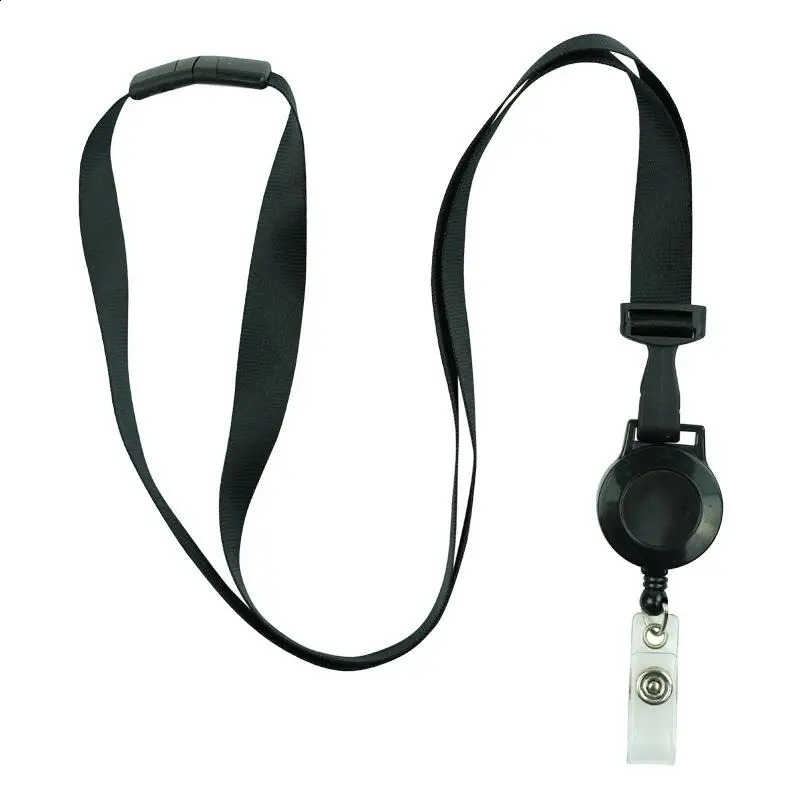 Retractable Work Pass Card Sleeve Neck Strap ID Holders Name Badges Lanyards Strap Keys Rope Lanyards 250120