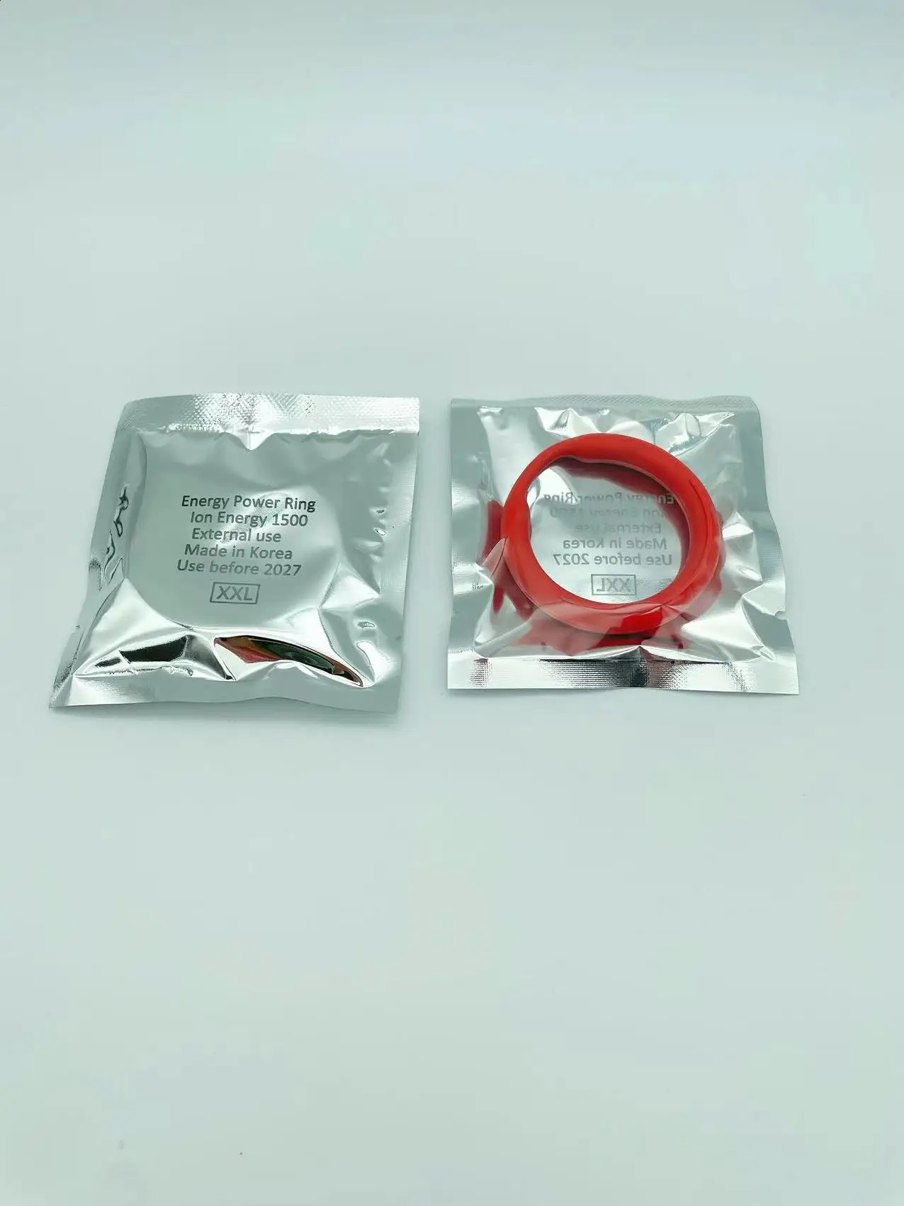 1 silicone ring with aluminum foil bag ring 250109