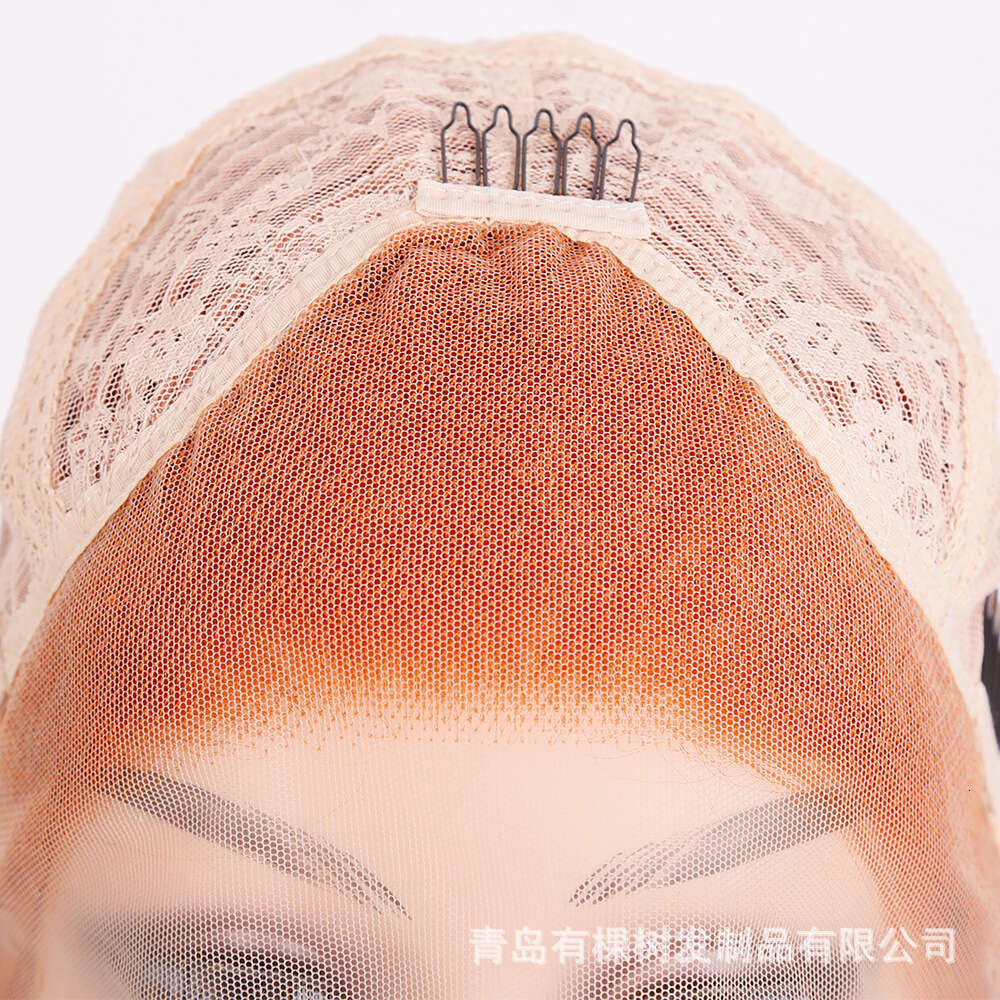 Lace Front Wig Cover T Shape Large With Long Curly Orange Hair Women S Synthetic Front Lace Wig Headband