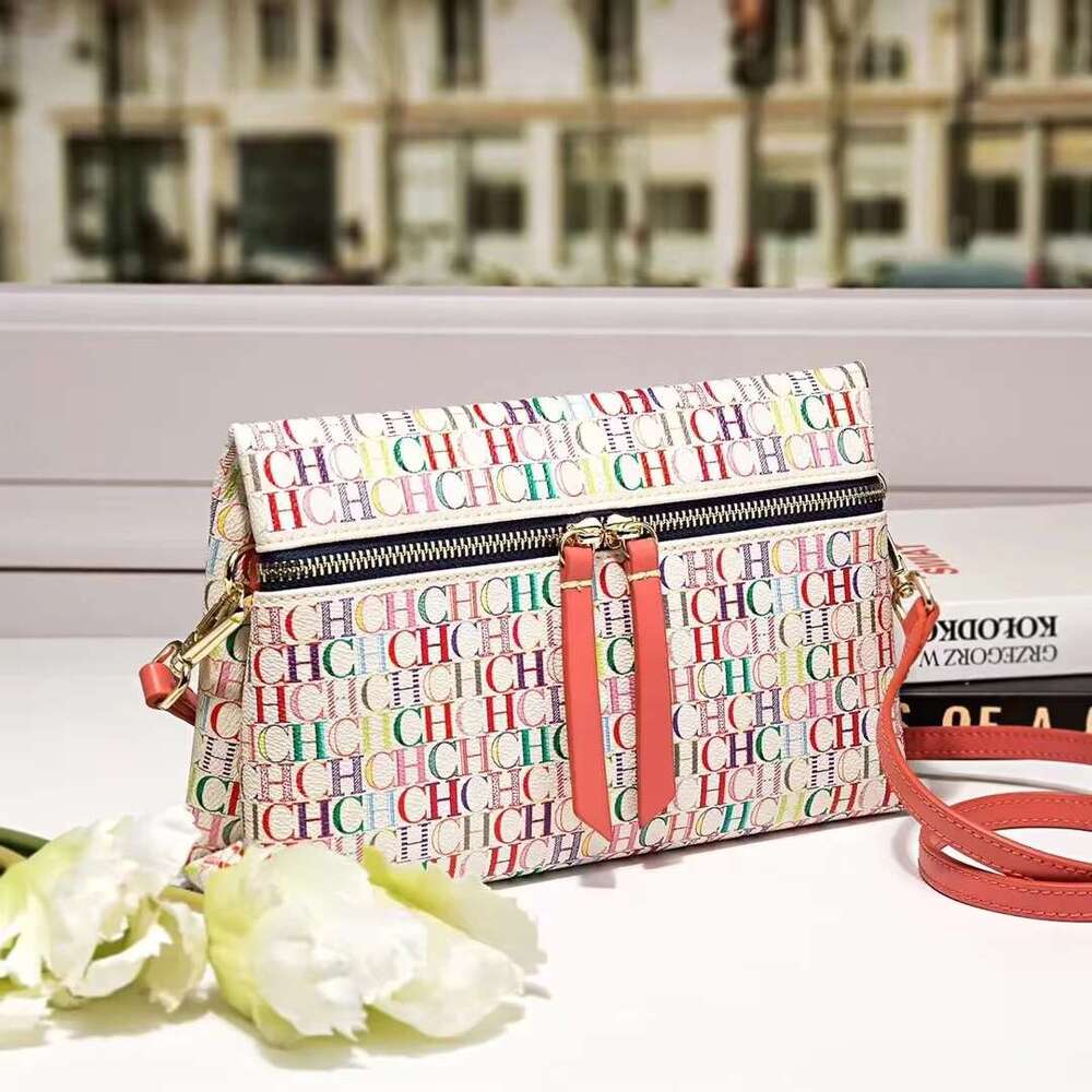 CILMI HARVILL CHHC Spring Pop Small Size Hand Grab Messenger One Shoulder Fashion Women's Bag Beautiful Pattern Metal Zipper
