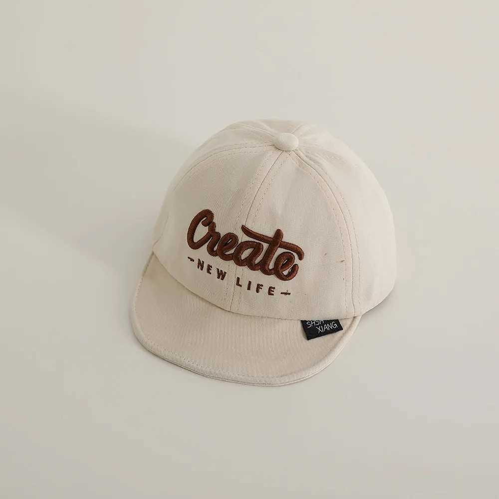 Spring/Summer New Childrens Fashion Travel Casual Boys and Girls Foreign Style Mini Short Eve Sunshade Breathable Hat M250121