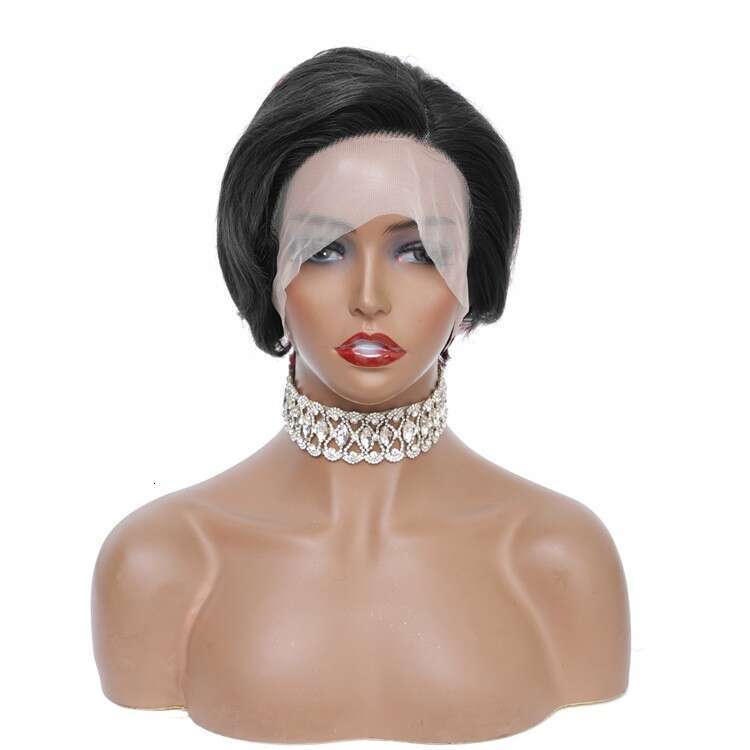 Lace Front Wig Cover T Shape Full Real Lace Front Spliced Wig Set Elf Style Naturally Decorated Face Shape Women S Headband