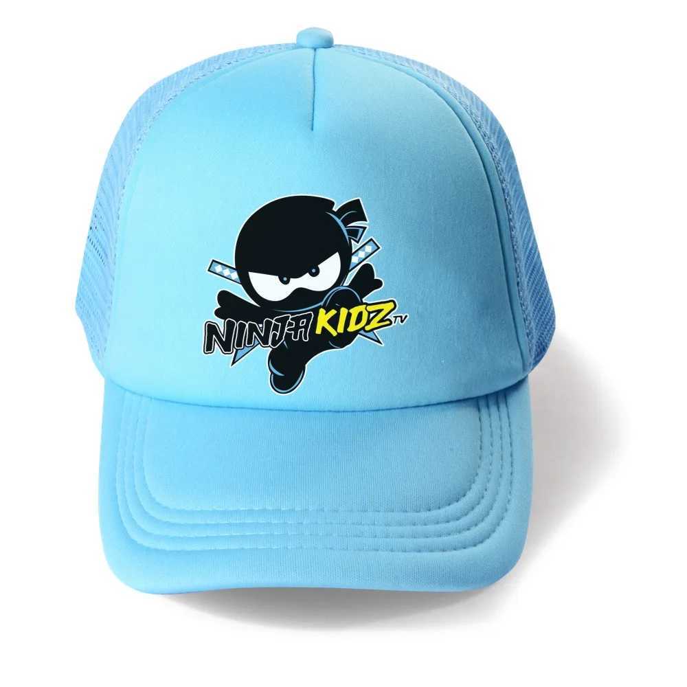 New Cute NINJA KIDZ Baby Hat Childrens Adjustable Baseball Hat Boys and Girls Hat Childrens Snapshot Hip Hop Sun Hat T250121