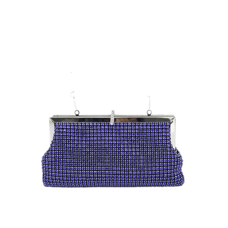 New Diamond Shining Square Handheld Banquet Bag With Large Capacity Fashion Women's Handbag