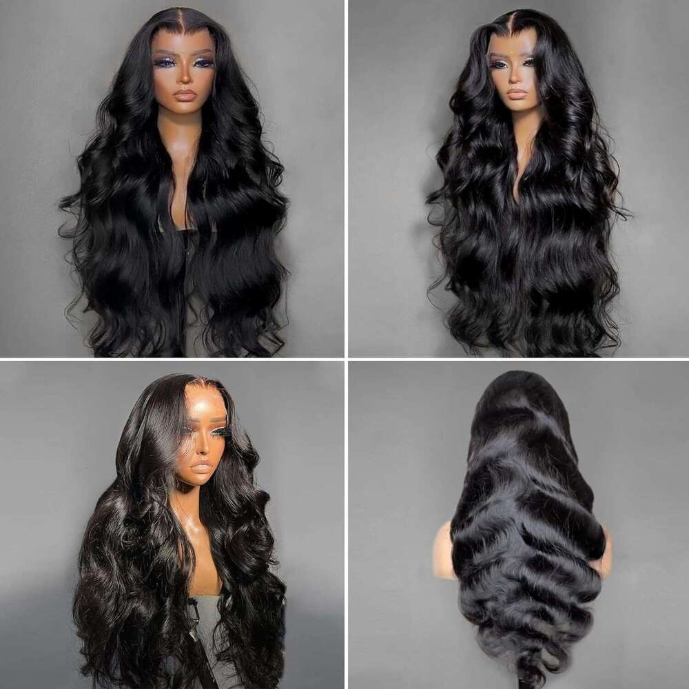 Lace Front Wig Cover T Shape Hot Selg Women S Front Lace Synthetic Head Cover Black Medium Split Long Curly Hair With Wavy Curls