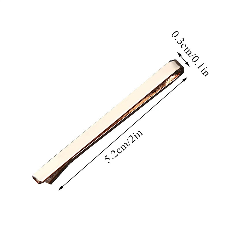 Simple Fashion Tie Clips MenS Metal Necktie Daily Business Wedding Ceremony Tie Clip Pin Men Party Jewelry Accessories Gift250120