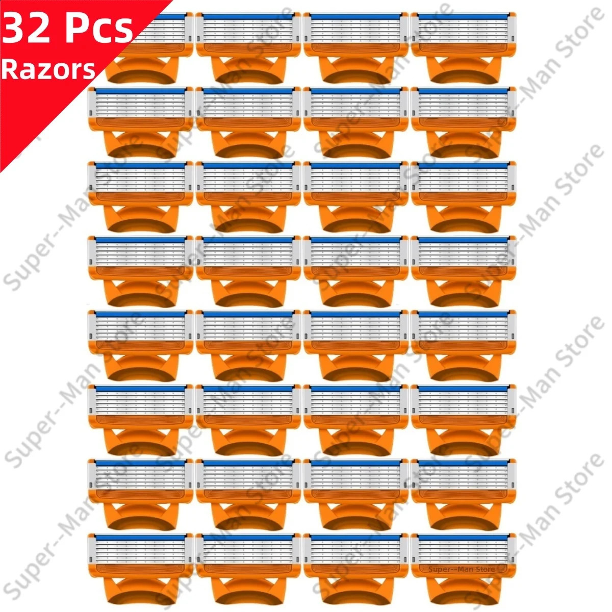 Fusion series 5-layer Razor Blades Replacement Blades Vintage Wet Shaving Safety Razor Skin Protection Classic Razor 250117