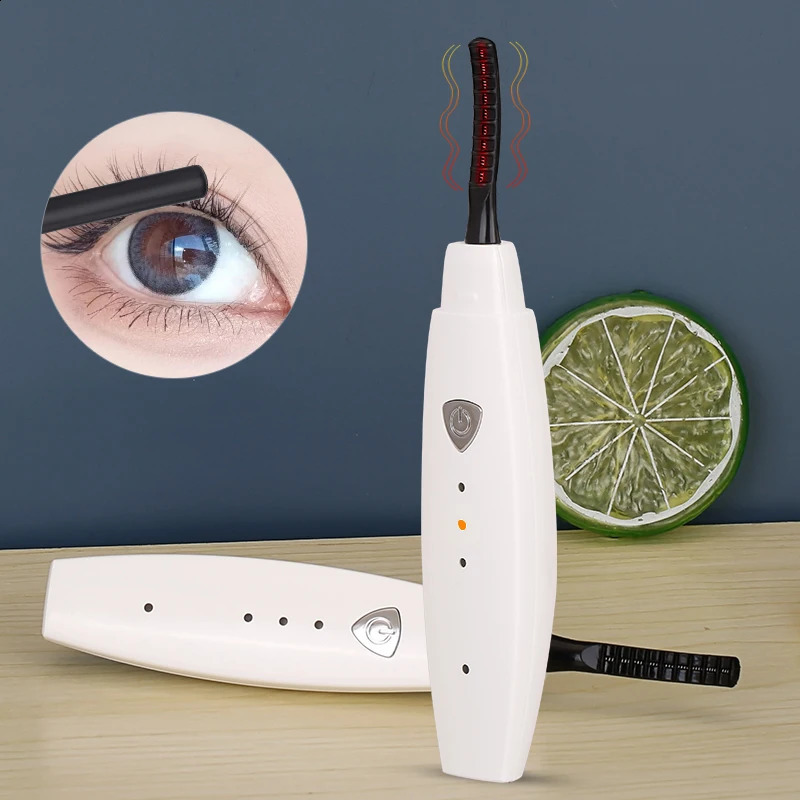 Electric Heated Eyelash Curler USB Rechargeable Eyelashes Quick Heating Natural Long Lasting Makeup 250115