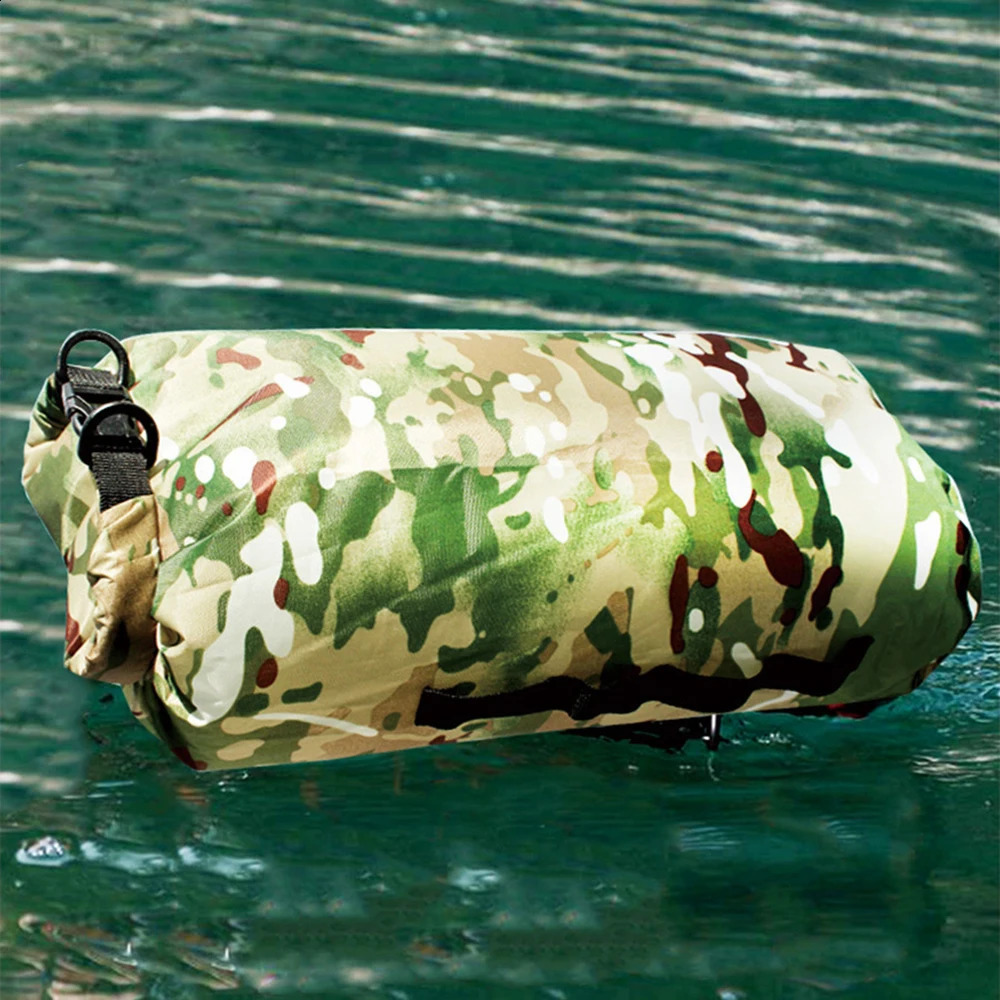 Waterproof Dry Bag Lightweight Outdoor Sack w Shoulder Straps for Boating Kayaking Hiking Camping Rafting Fishing Supplies 250121