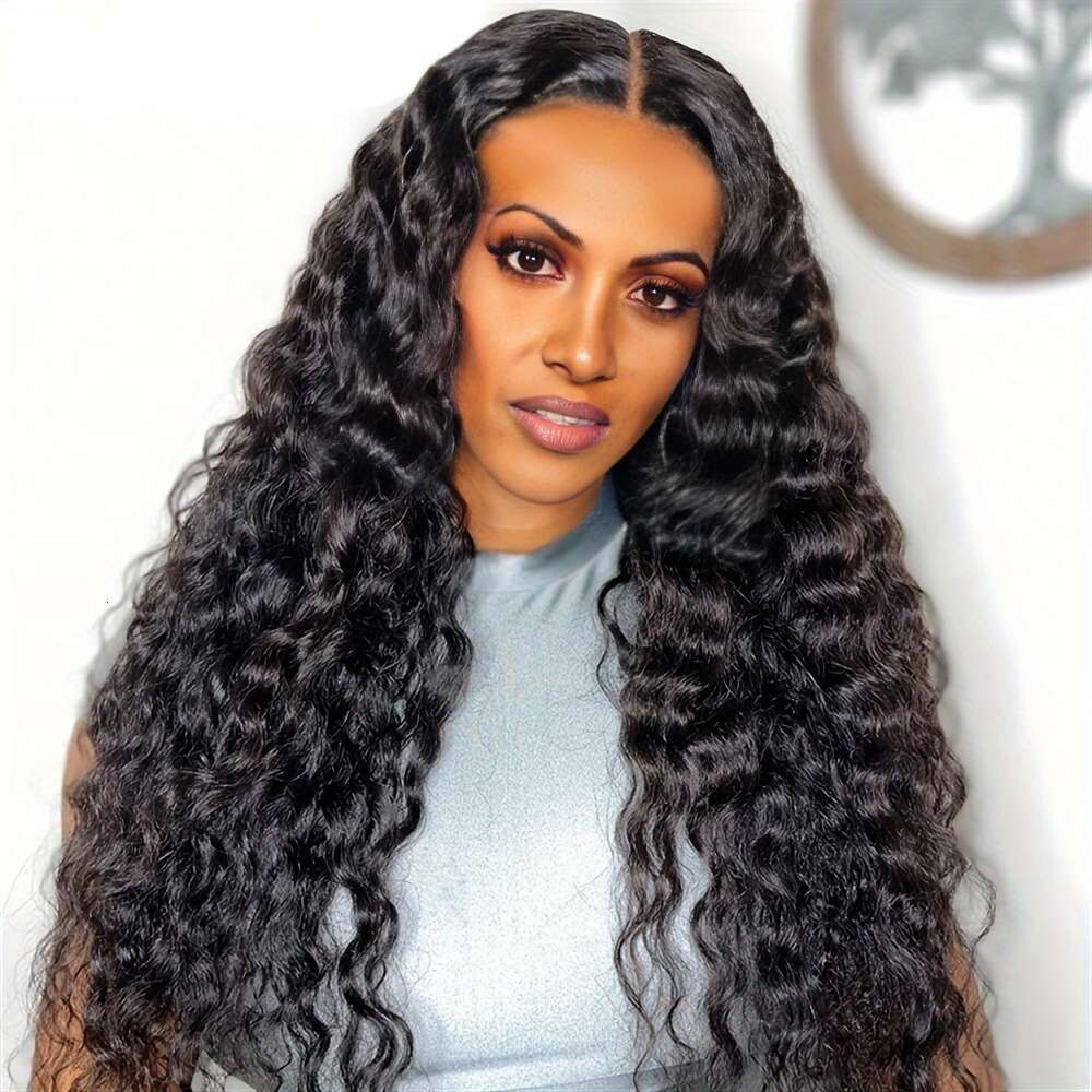 Lace Front Wig Cover T Shape Wig Feminine Style Slim And Curly Hair Full Cover Mid To Small Roll Front Lace Head Cover