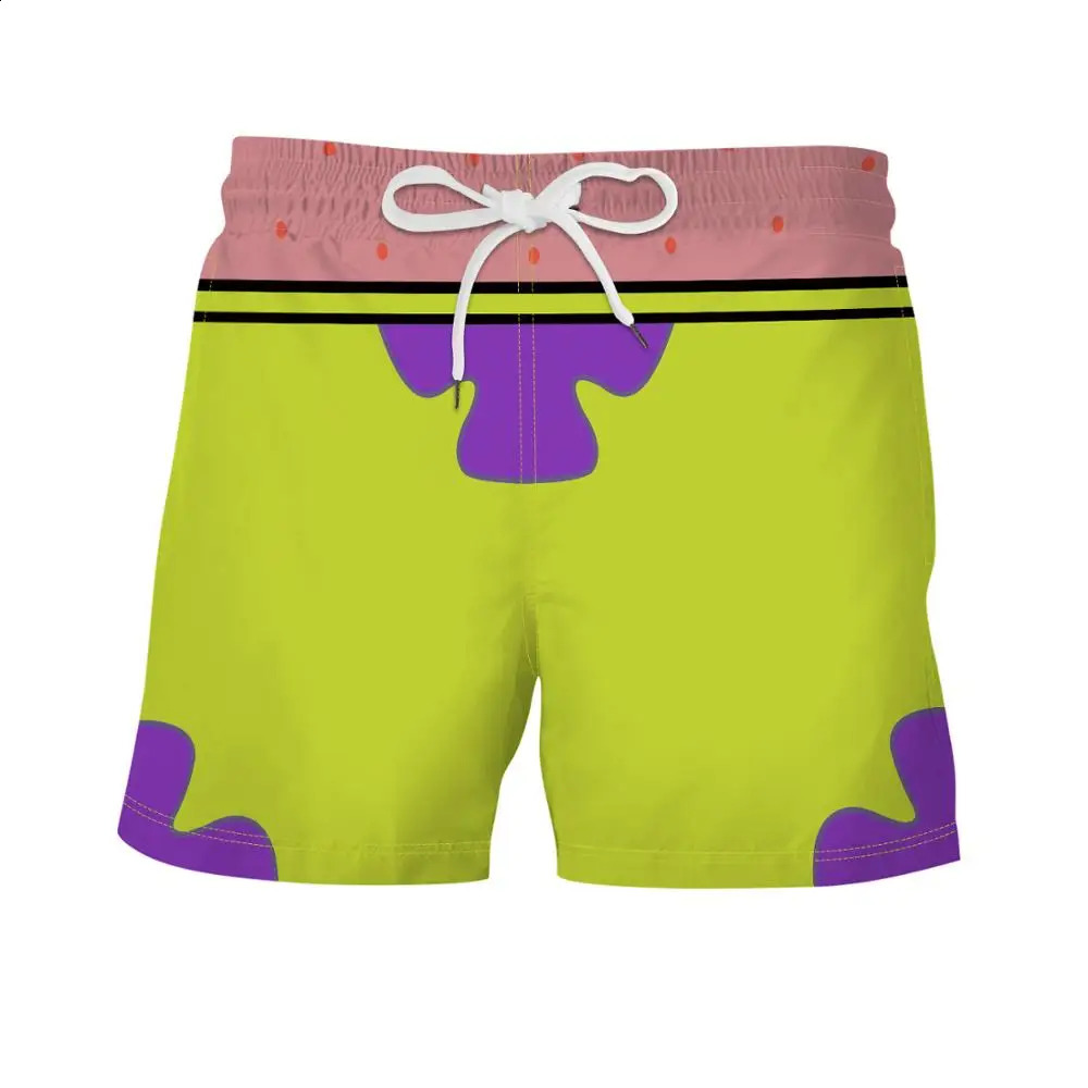 Mens Swimwear Shorts Anime 3d Surfing Board Short Casual Beach Men Trunks Masculina Swimsuit Sports Pants Briefs Boy 250120
