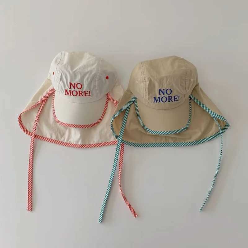 Breathable Kids Sun Cap for Summer Quick-Drying Sun-Protective Beach-Hat with Neck Flap Thin Fisherman Hat Baby Headwear A2UB T250121