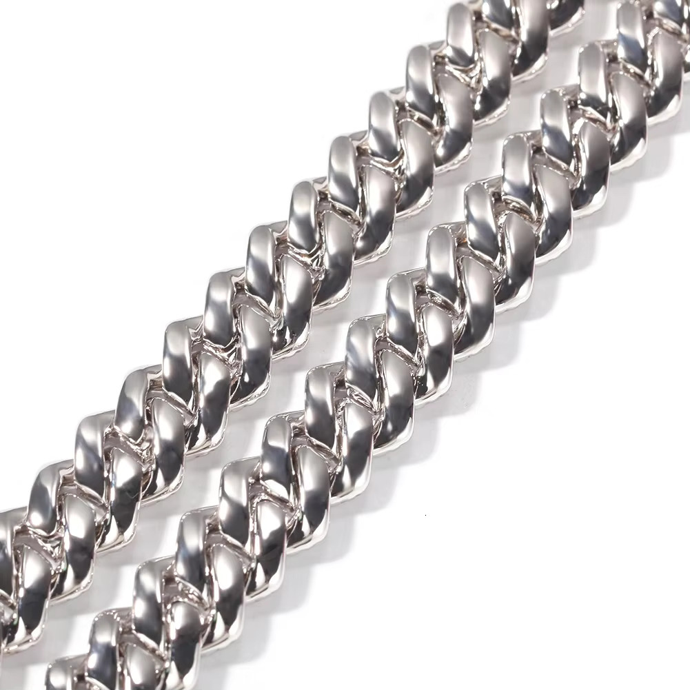Charm Hip Hop Iced Out 13mm Moissanite Cuban k Chain 14k Gold Fashion Necklace Statement Jewelry for Men