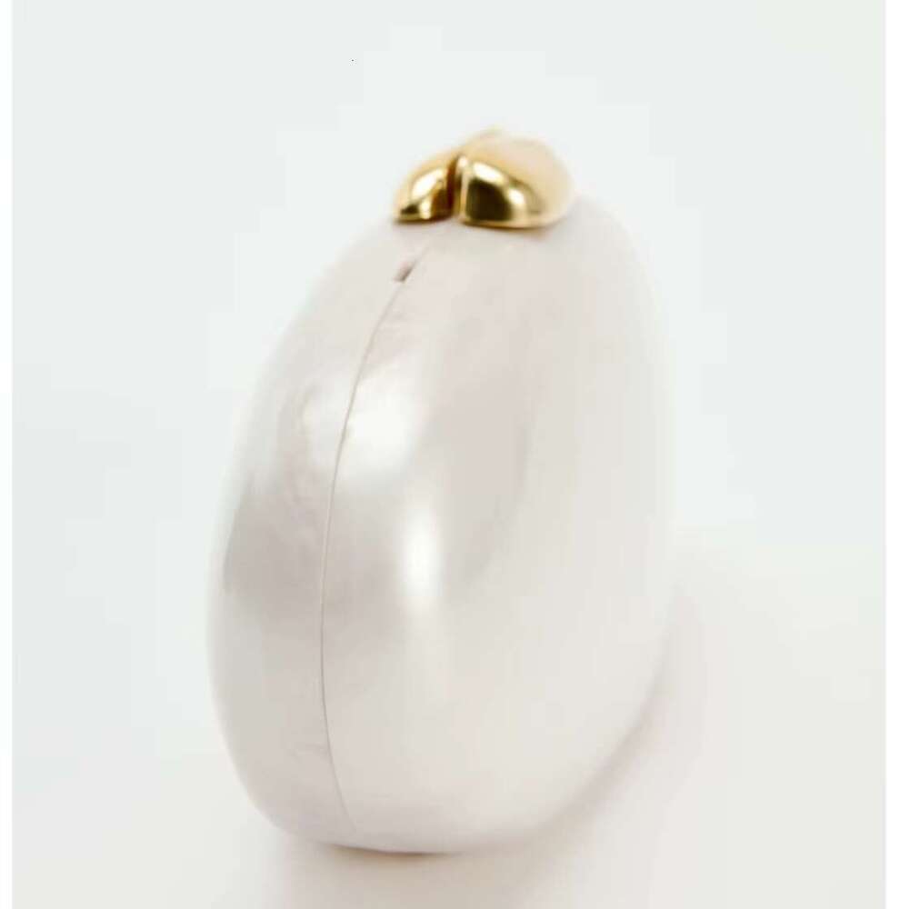 Pearl Shell Brand Bag Metal Clasp Women Shoulder Snake Chain Acrylic Box Clutches Lady Party Wedding Evening Egg Handbag Purse