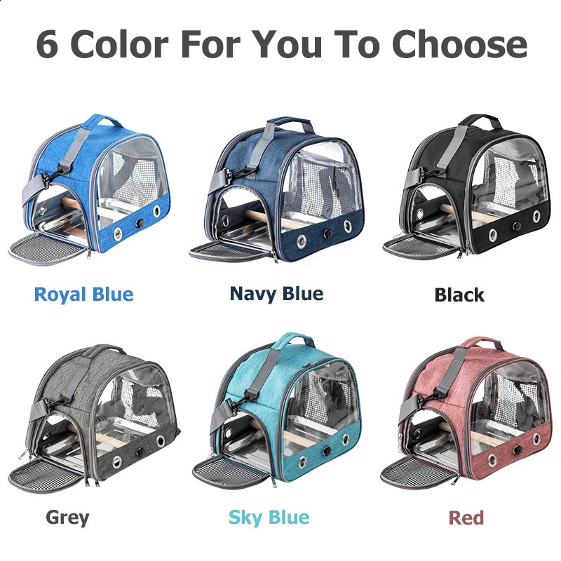 Portable Bird With Stainless Steel Pet Bag for Travel and Outdoors Ideal for Parrots Small Birds Small Pets 250121