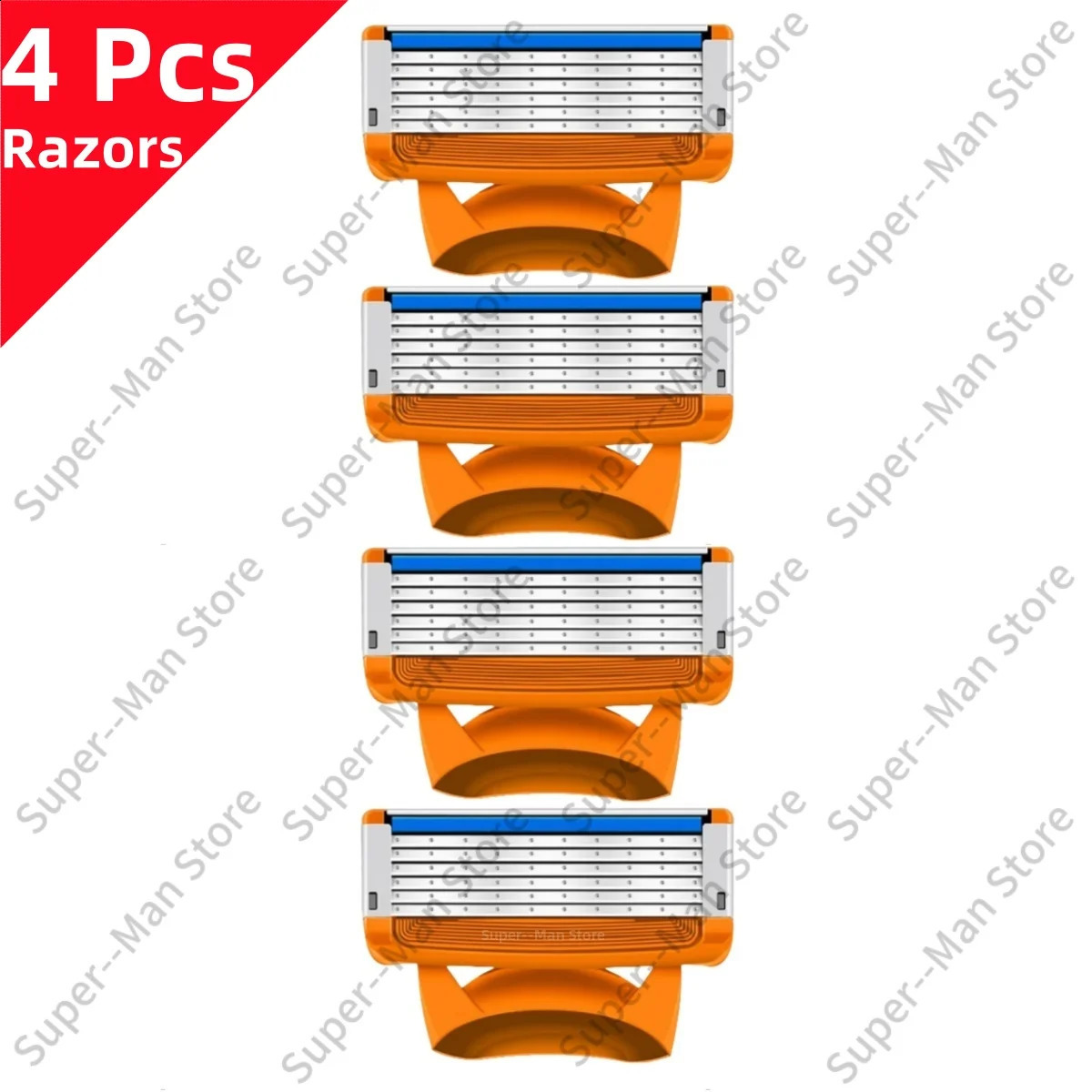 Fusion series 5-layer Razor Blades Replacement Blades Vintage Wet Shaving Safety Razor Skin Protection Classic Razor 250117