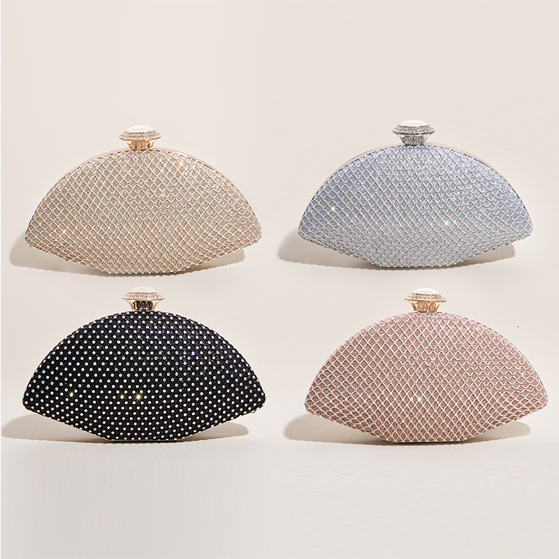 New Clutch Water Shining Handheld Banquet With Diamond Embedding Dress Small Bag