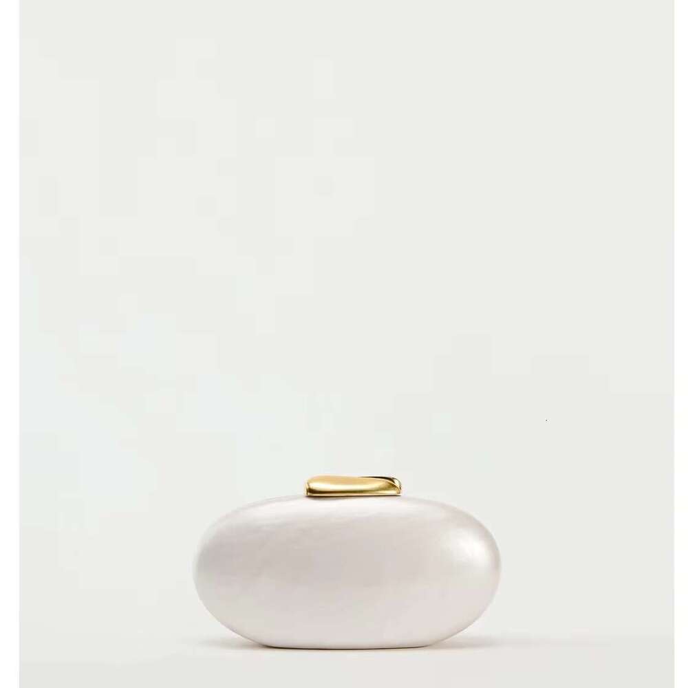 Pearl Shell Brand Bag Metal Clasp Women Shoulder Snake Chain Acrylic Box Clutches Lady Party Wedding Evening Egg Handbag Purse