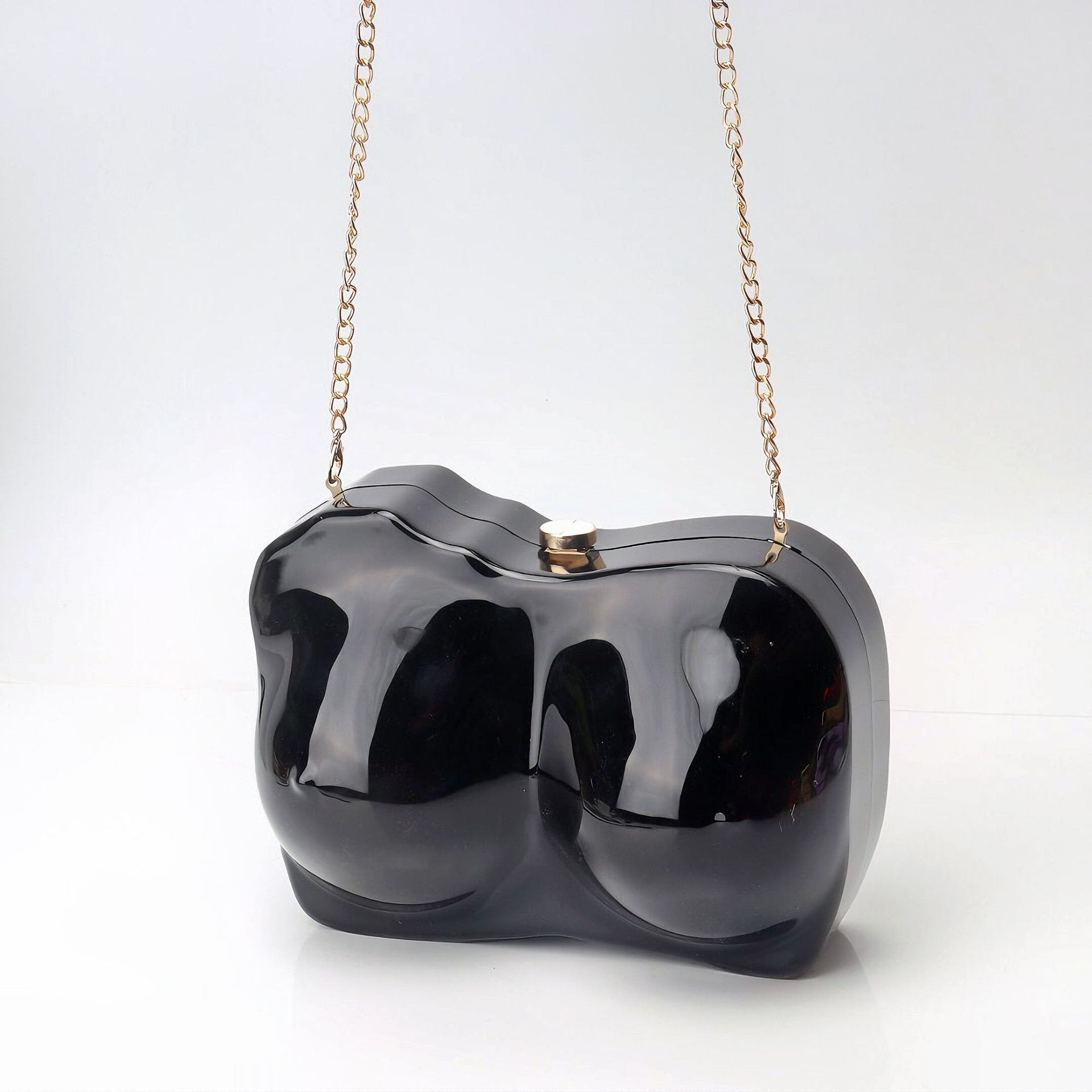 New Fashion, Creative Personality, Irregular Acrylic Shaped Bag, Niche Design, Hand-Held Box, Dinner Bag