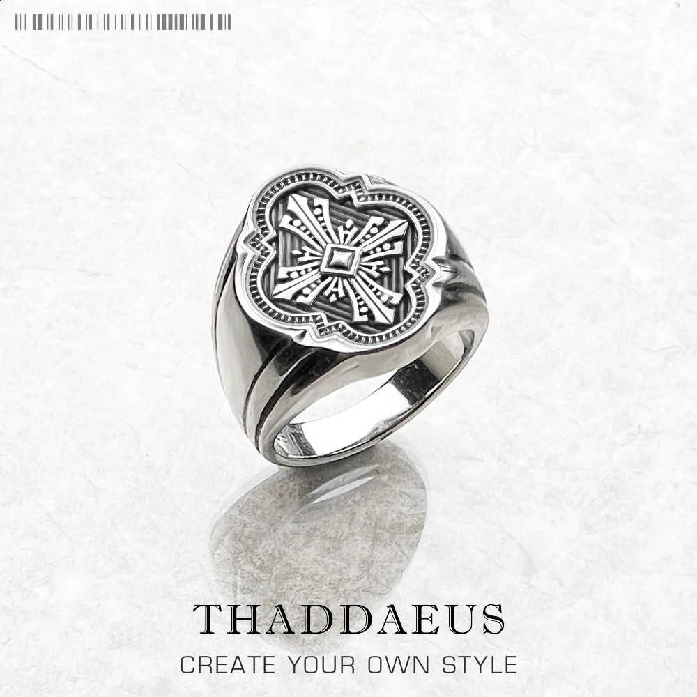 Ring Classic Cross Fine Jewerly For Women Men Summer Personal Lucky Gift In 925 Sterling Silver 250117