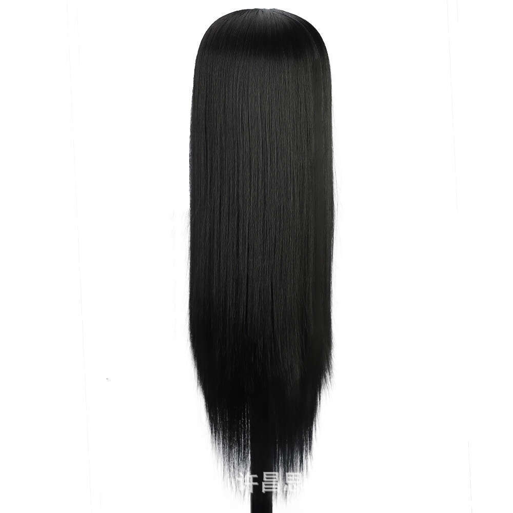 Lace Front Wig Cover T Shape Wig T Shaped Front Wig Full Head Cover Mid Split Long Straight Lace Hair Wigs
