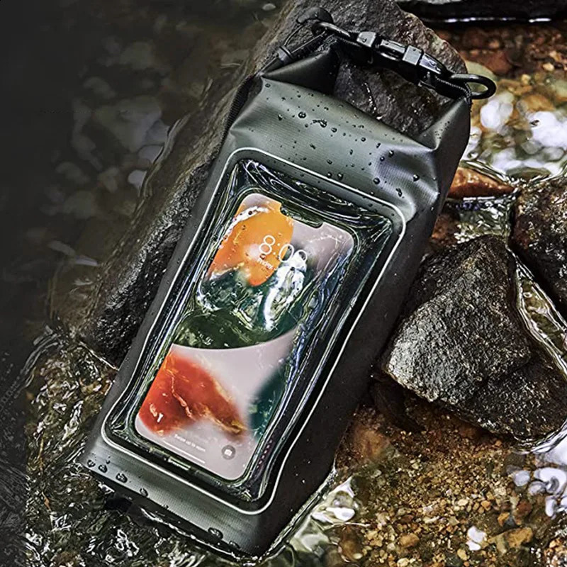 2L 5L Dry Bag Touch Screen Waterproof Bags Beach Phone Pouch For Trekking Drifting Rafting Surfing Kayaking Outdoor Sports 250121
